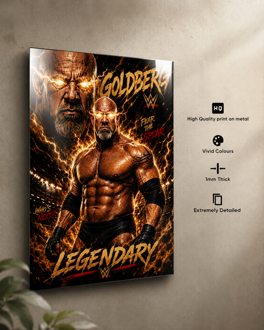 Goldberg "Legendary" WWE Premium Metal Poster