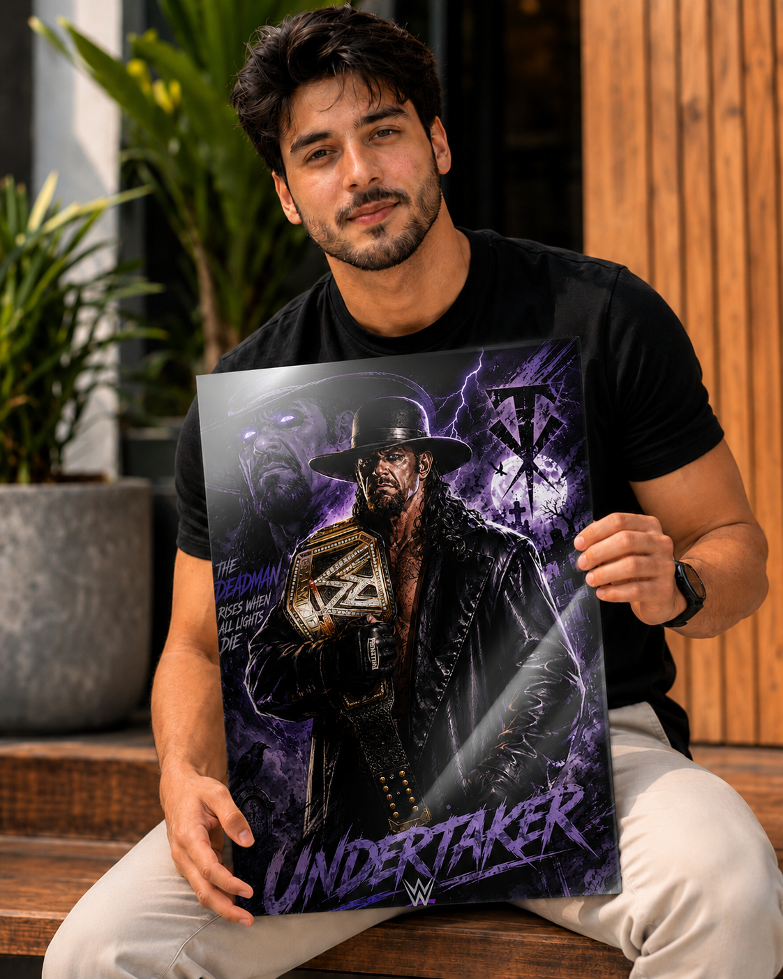The Undertaker WWE Premium Metal Poster