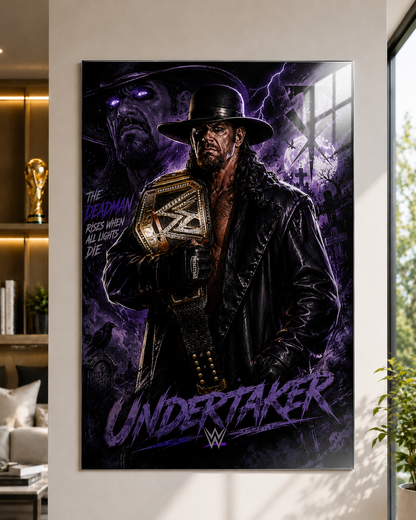 The Undertaker WWE Premium Metal Poster