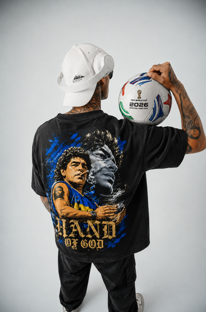 Diego Maradona "Hand of God" Oversized jersey T-Shirt