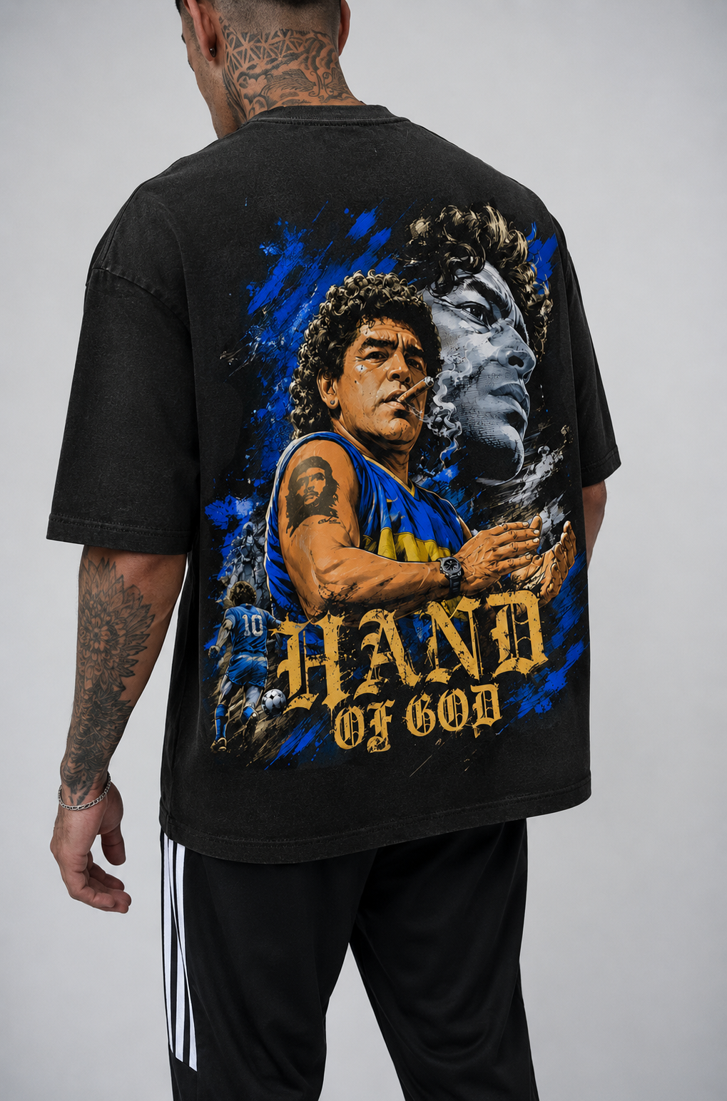 Diego Maradona "Hand of God" Oversized jersey T-Shirt
