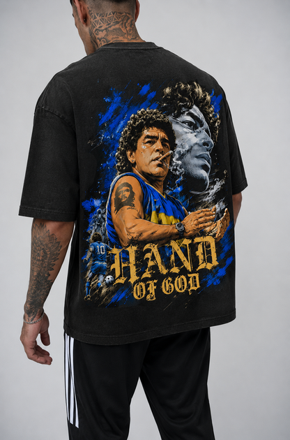 Diego Maradona "Hand of God" Oversized jersey T-Shirt