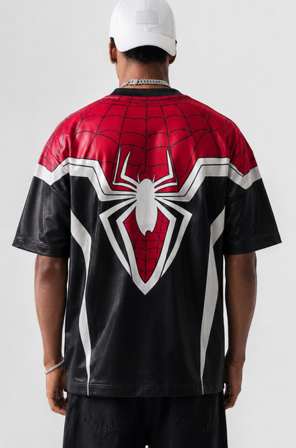 Spider Suit Inspired Oversized jersey T-shirt