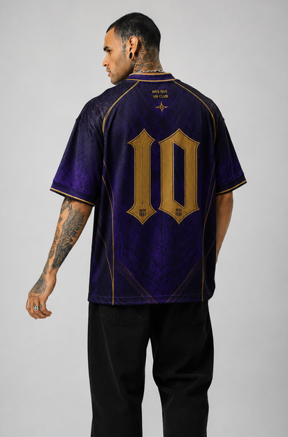 Barca Away Inspired Jersey | V-Neck Oversized T-shirt
