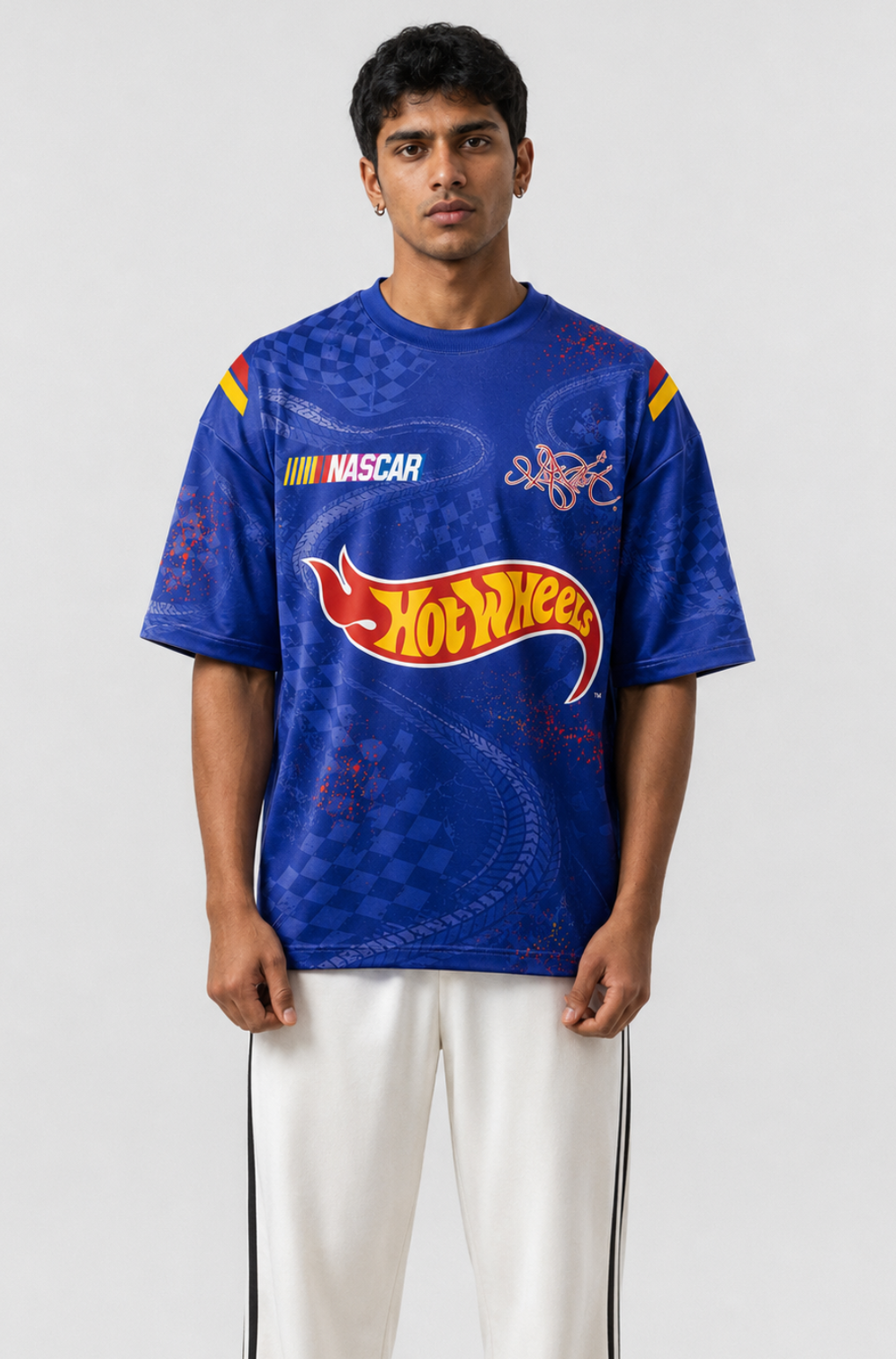 Hot Wheels x NASCAR Racing Graphic | Oversized T-shirt