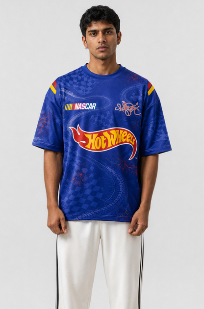 Hot Wheels x NASCAR Racing Graphic | Oversized T-shirt