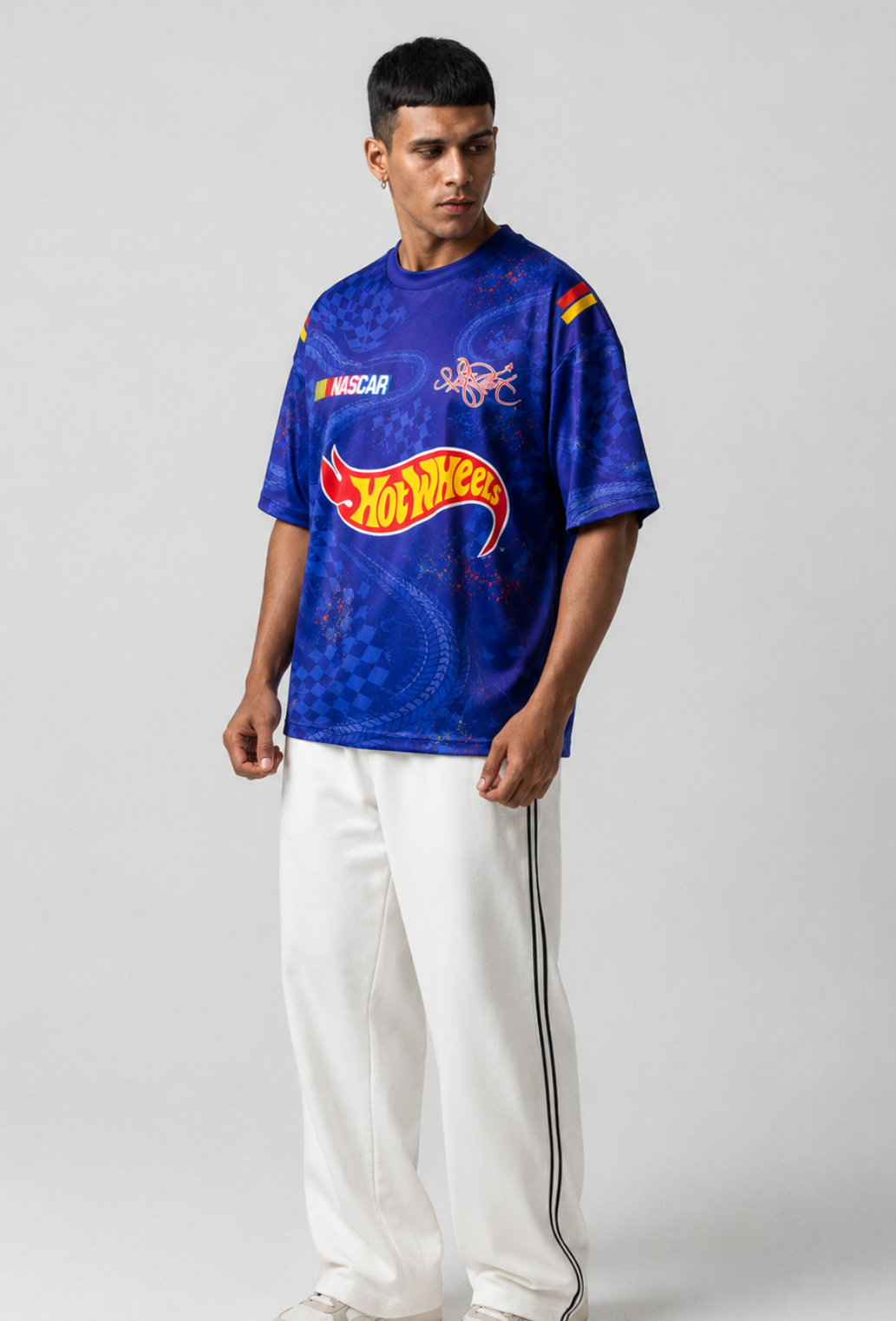 Hot Wheels x NASCAR Racing Graphic | Oversized T-shirt