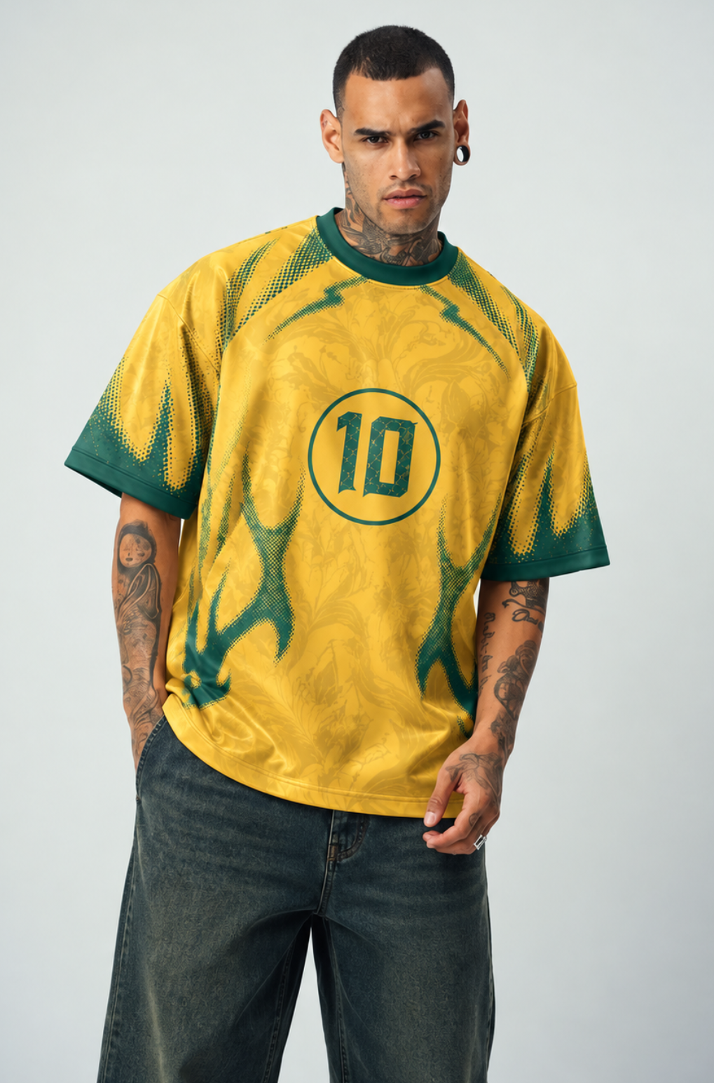 Emerald 10 Oversized Terry Jersey T-Shirt