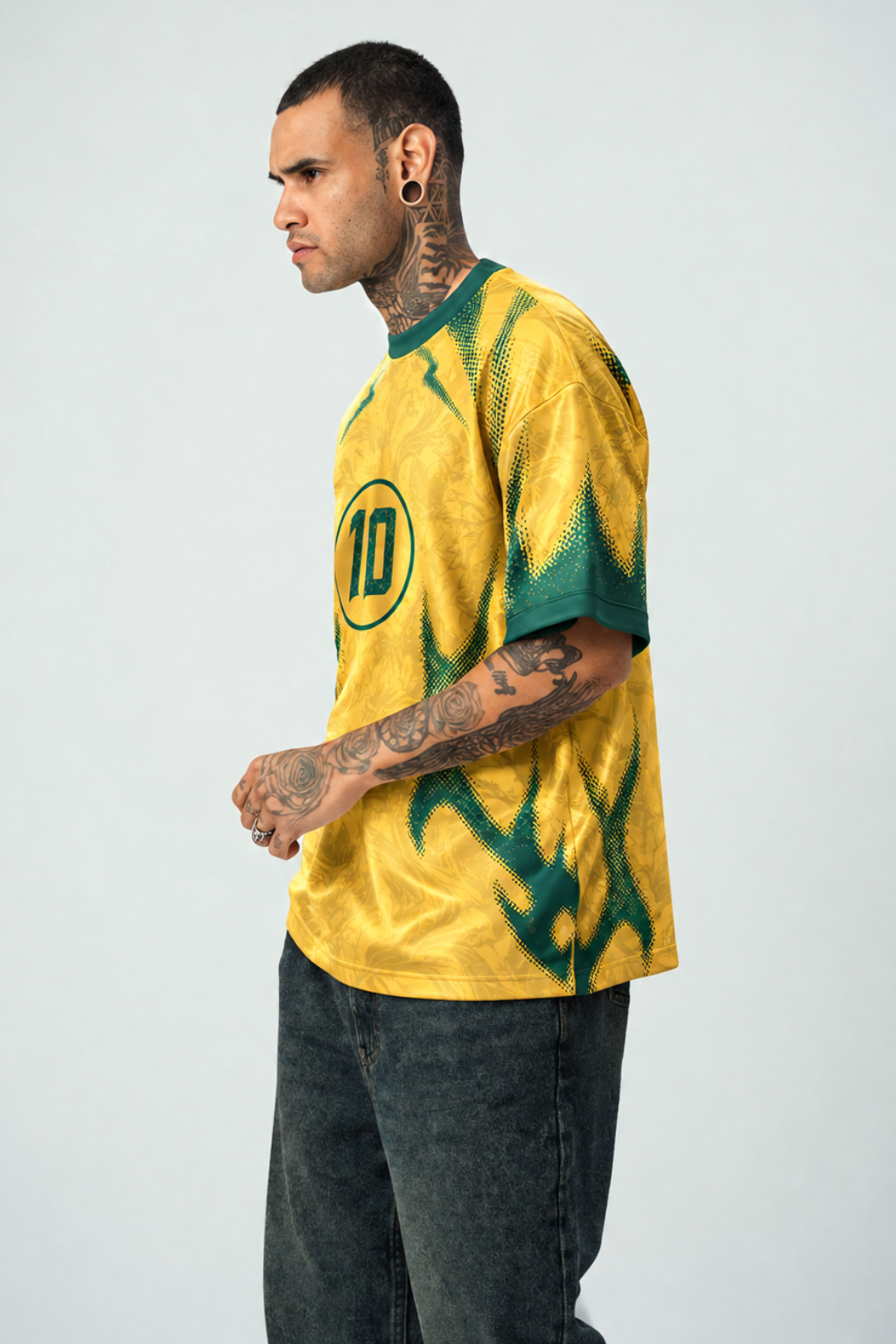 Emerald 10 Oversized Terry Jersey T-Shirt