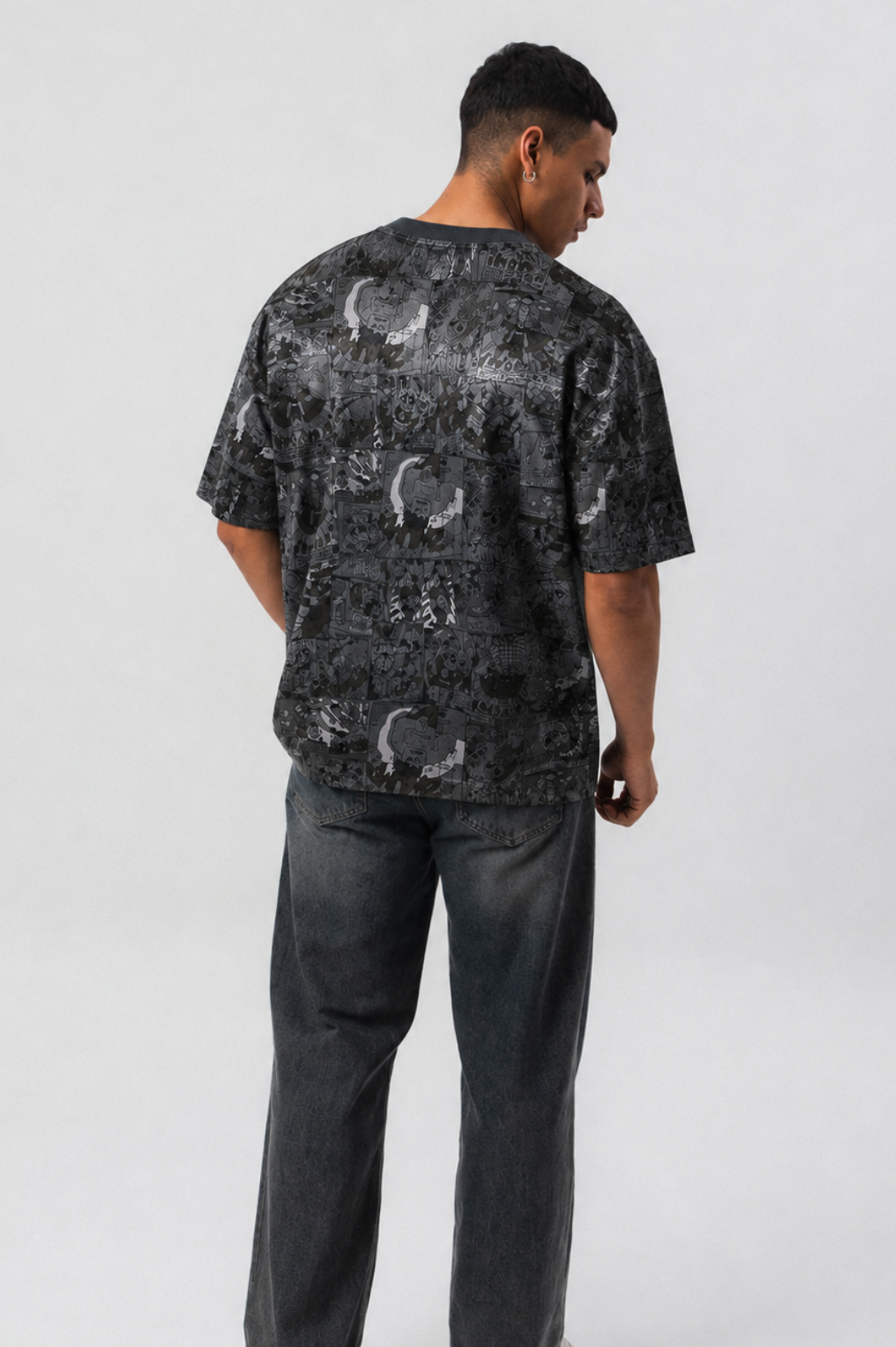 Comic All-Over Print Oversized T-Shirt