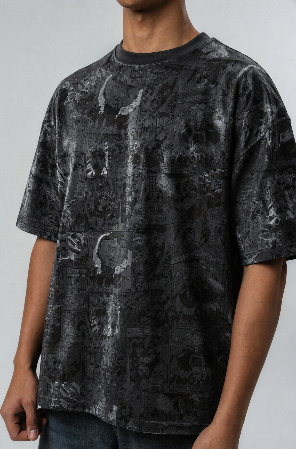 Comic All-Over Print Oversized T-Shirt