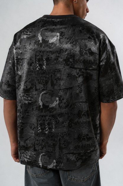 Comic All-Over Print Oversized T-Shirt