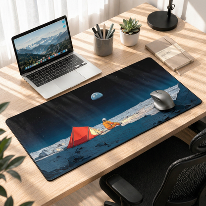Lone Explorer Horizon | Cosmic Camp Gaming Deskmat