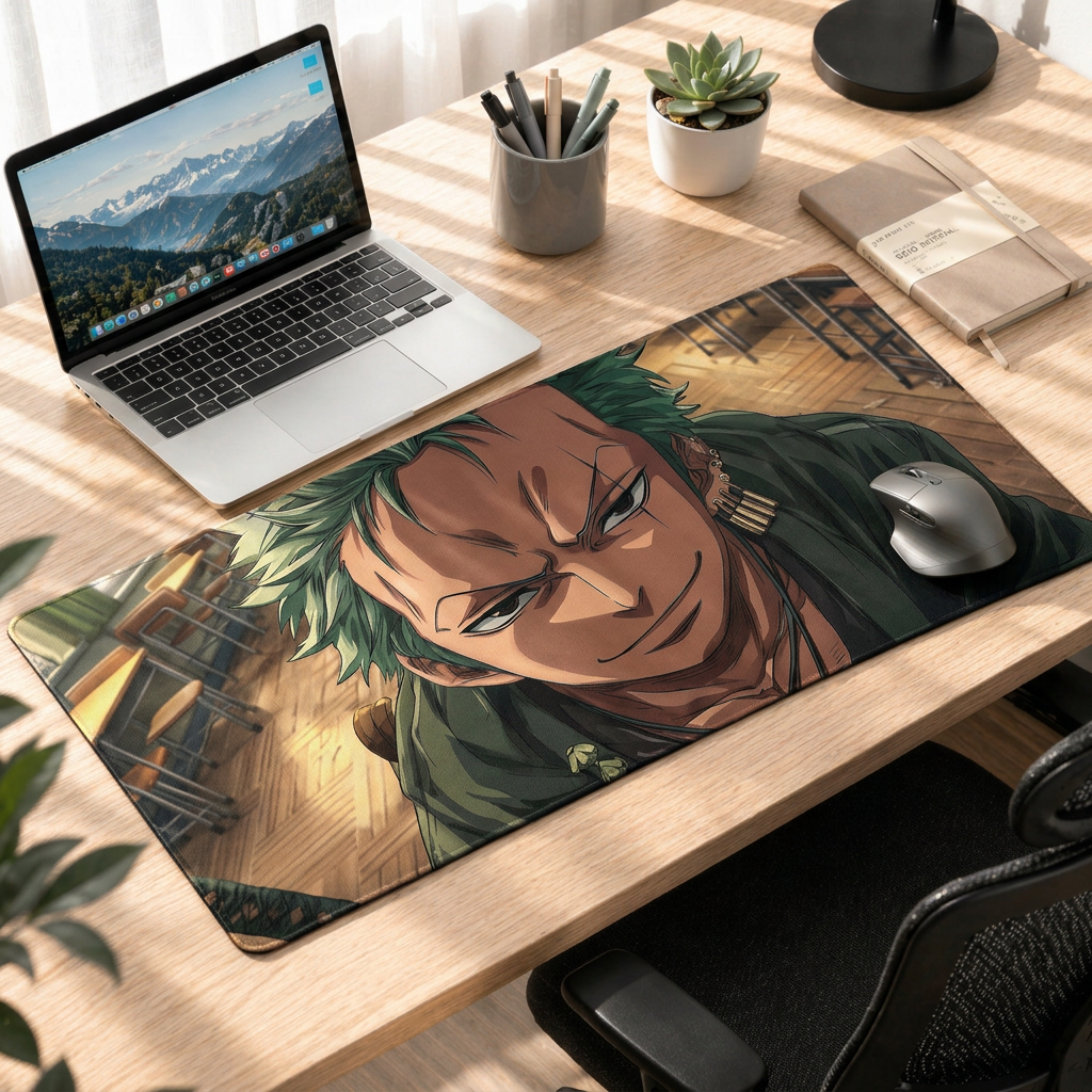 Swordsman’s Grit | Zoro Close-Up Anime Deskmat