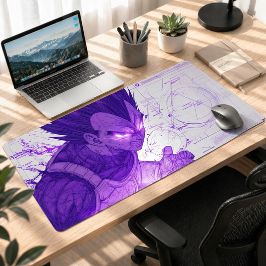 Prince of Pride | Vegeta Power Surge Anime Deskmat
