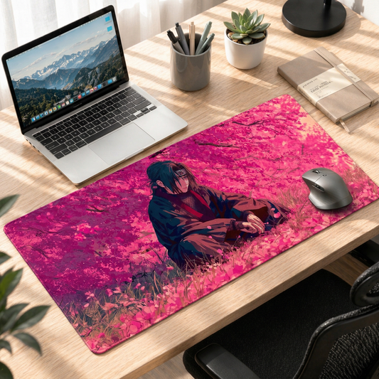 Crimson Silence | Itachi-Inspired Anime Deskmat