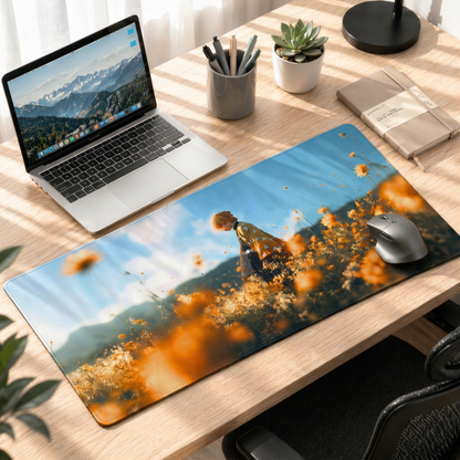 Golden Drift | Zenitsu-Inspired Anime Deskmat