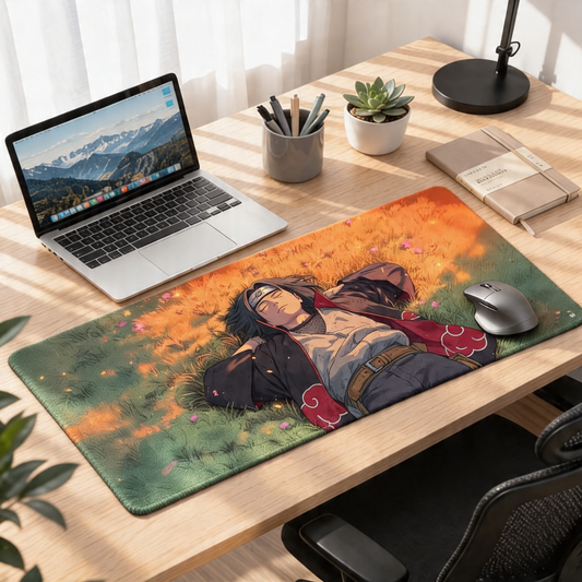 Shinobi Sunset Calm | Itachi Inspired Anime Deskmat