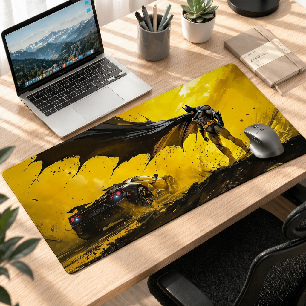 Batman Night Rush | Batmobile Action Deskmat