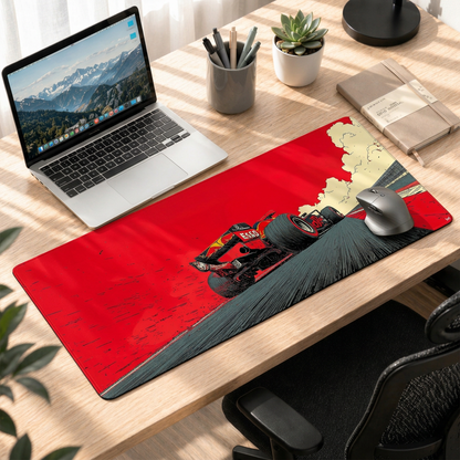 Redline Apex | Retro F1 Rush Deskmat