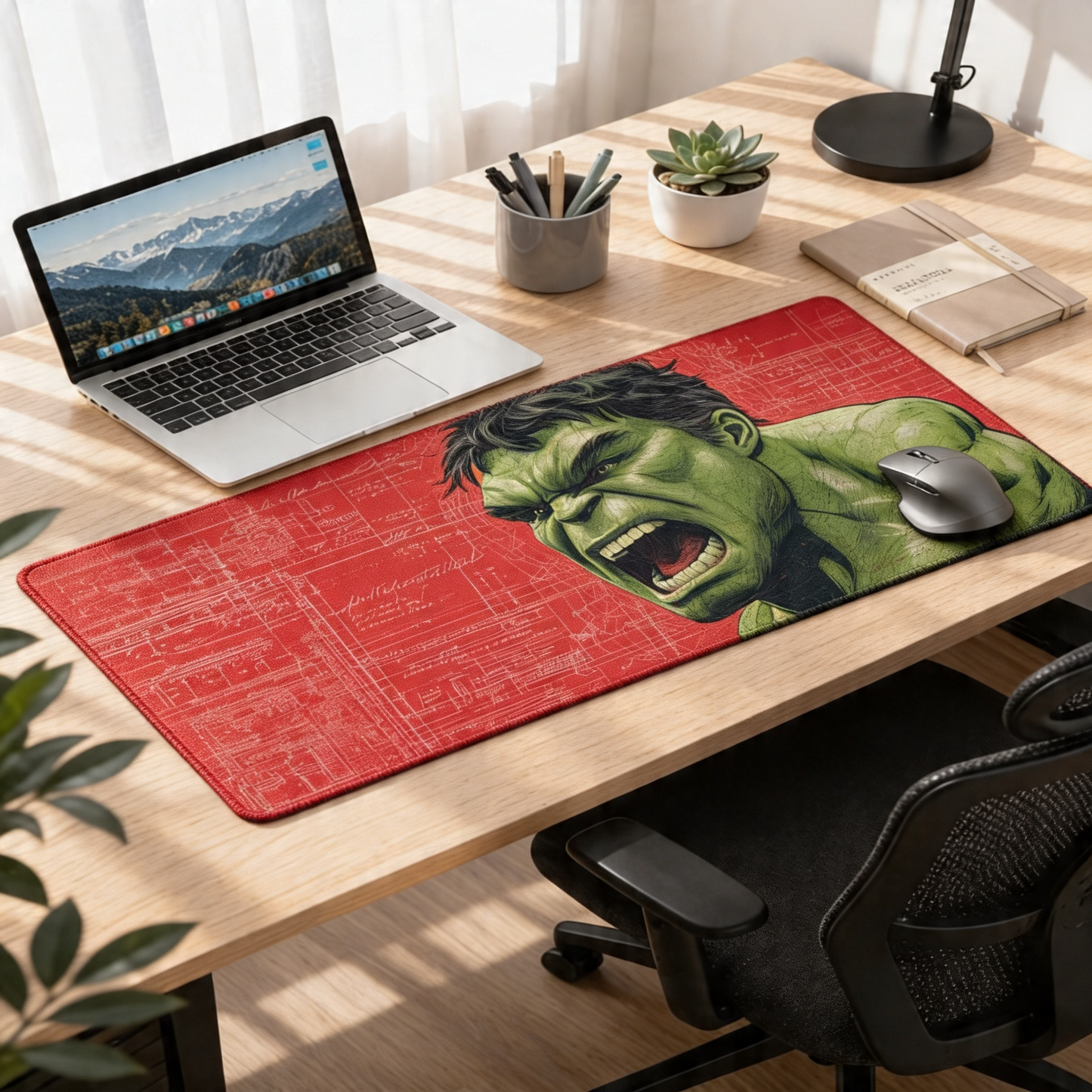 Gamma Rage Blueprint | Hulk Gaming Deskmat