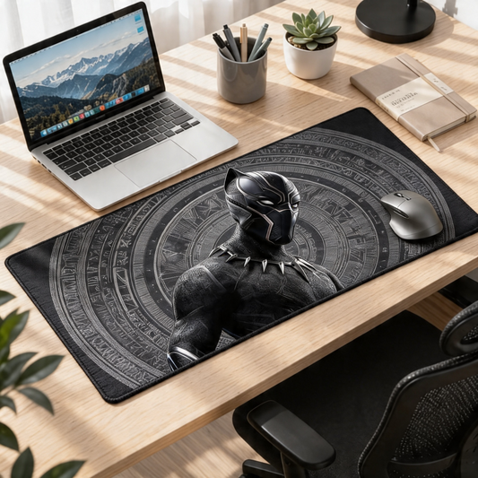 Vibranium Shadow Circle | Black Panther Gaming Deskmat