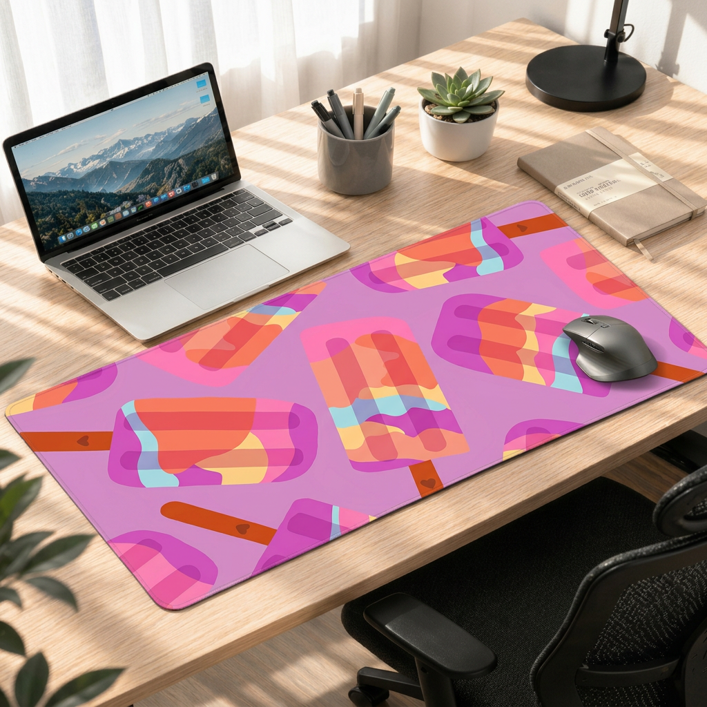 Pop Popsicle Vibes | Summer Chill Deskmat