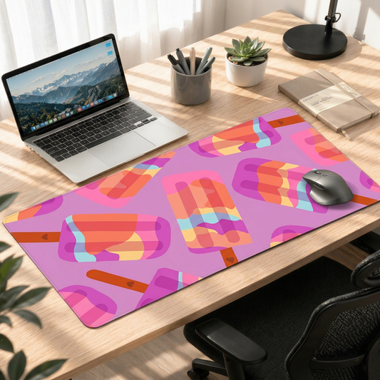 Pop Popsicle Vibes | Summer Chill Deskmat