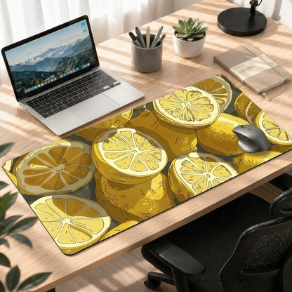 Citrus Burst | Lemon Pop Deskmat