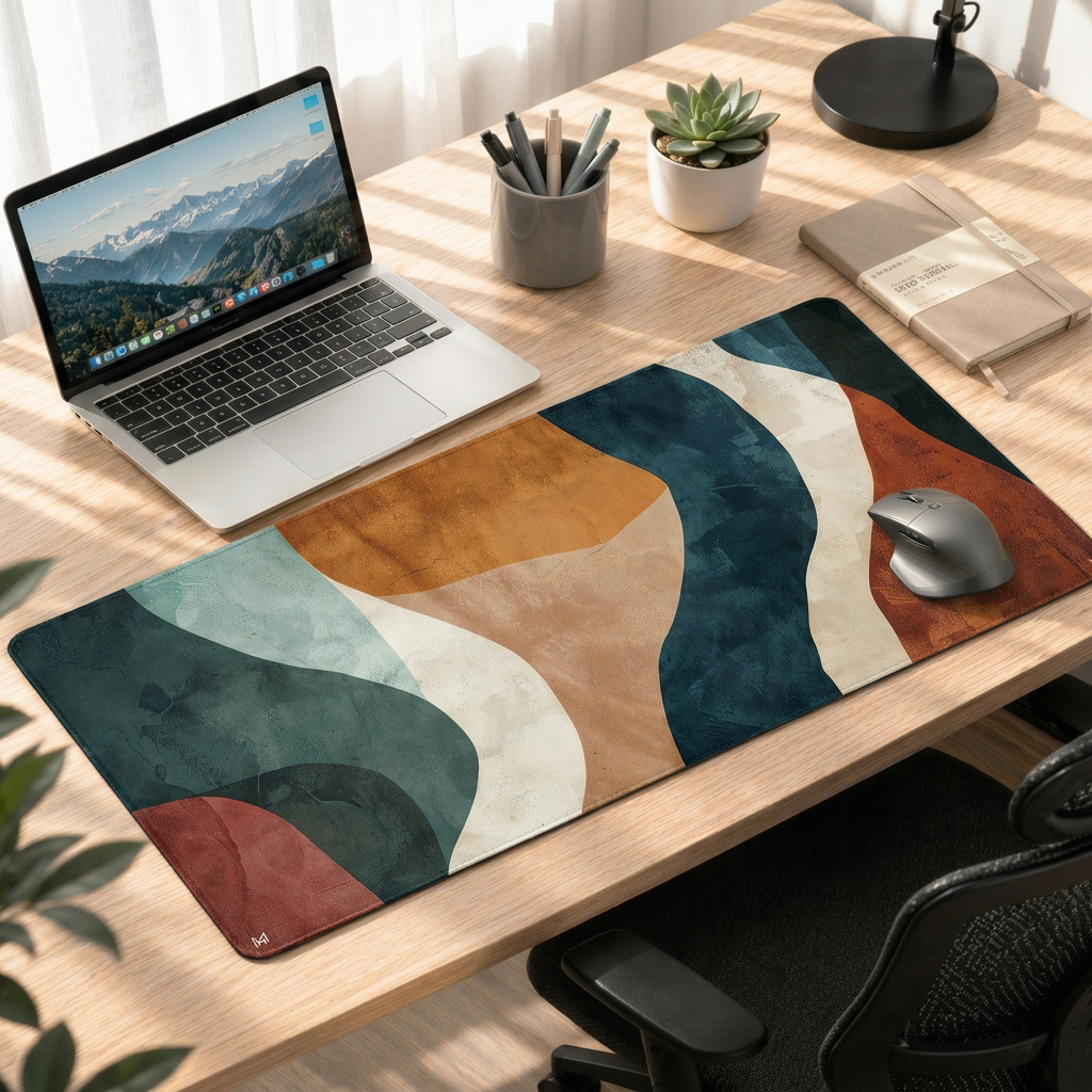 Earthwave Canvas | Abstract Flow Deskmat