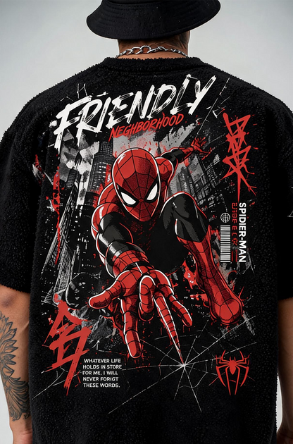 Friendly Neighborhood Jersey Oversized Terry T-Shirt